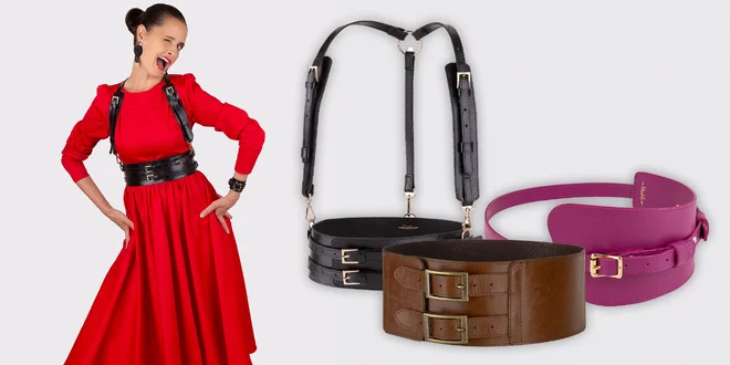 Originálne opasky z hovädzej kože od slovenskej dizajnérky