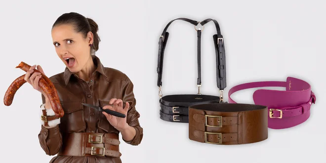 Originálne opasky z hovädzej kože od slovenskej dizajnérky