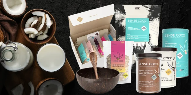 Sense Coco: Dobroty z kokosu aj opekané riasy