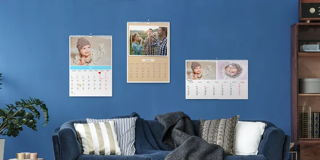 Kalendáre z vlastných fotografií: nástenné i stolové