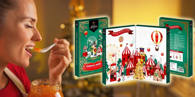 Adventný kalendár plný marmelád: malina, čerešňa, figa a iné