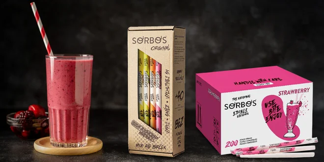 Jedlé ovocné slamky: MIX 48 ks alebo 200 ks balenie