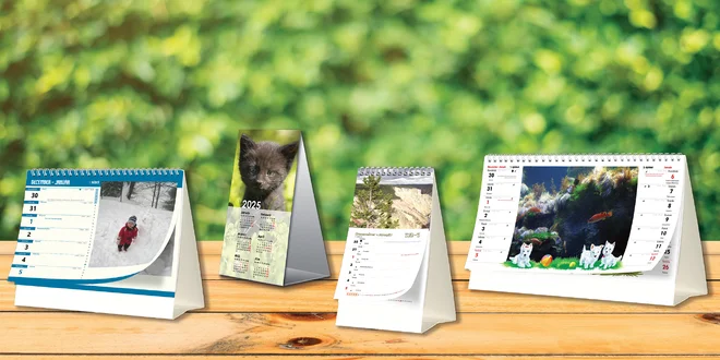 Stolné kalendáre vyskladané z vašich fotiek