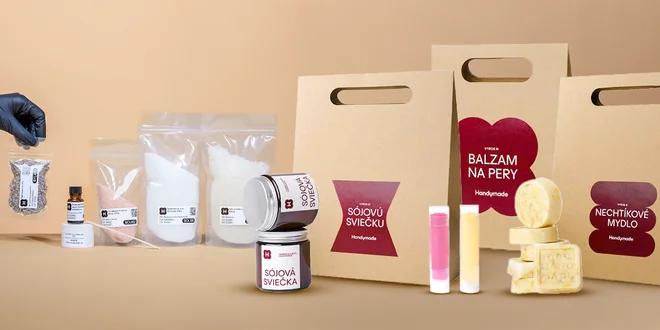 Kreatívne sady na výrobu sviečky, mydla, balzamu či soli do kúpeľa
