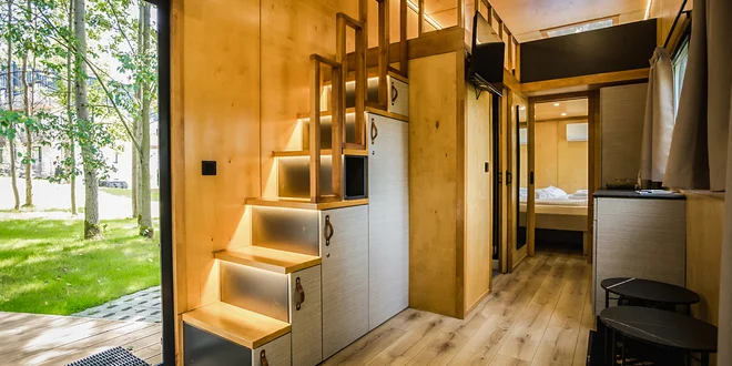 Mobilný dom Tiny House: Ako stvorený na chatu aj celoročné bývanie