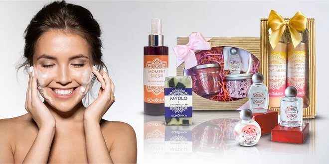 Rôznorodé kozmetické darčekové balíčky Schminka