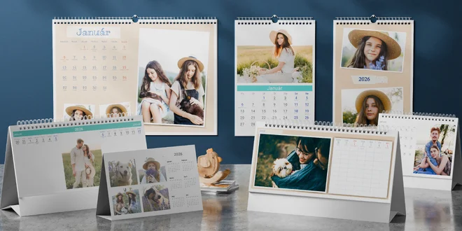Fotokalendáre: týždenné, dvojtýždenné aj mesačné