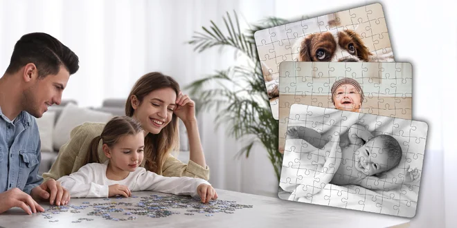 Kvalitné puzzle z vlastých fotografií vo formáte A4