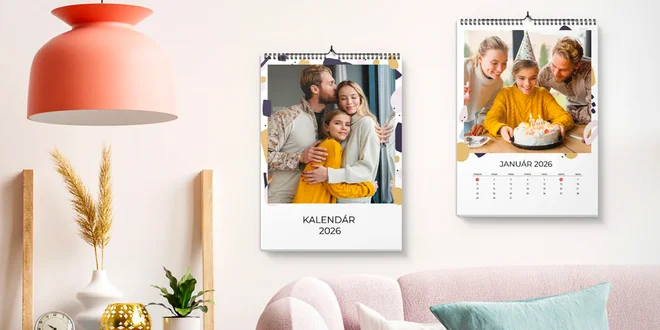 Nástenné kalendáre či stolový z vašich fotografií