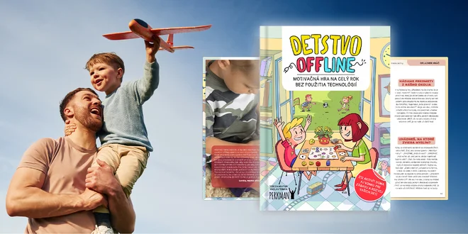 Detstvo Offline: Kreatívna kniha plná hier pre celú rodinu