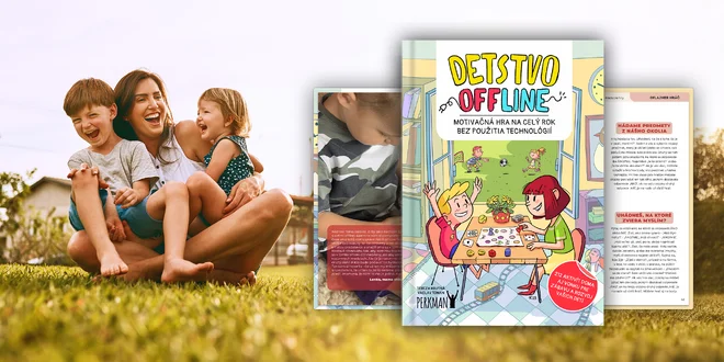 Detstvo Offline: Kreatívna kniha plná hier pre celú rodinu