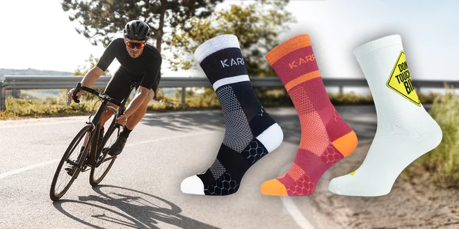 Kompresné aj cyklistické ponožky slovenskej výroby