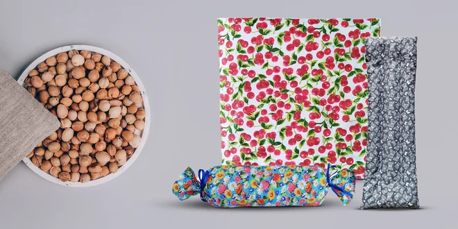 Jedinečné nahrievacie vankúše plnené čerešňovými kôstkami