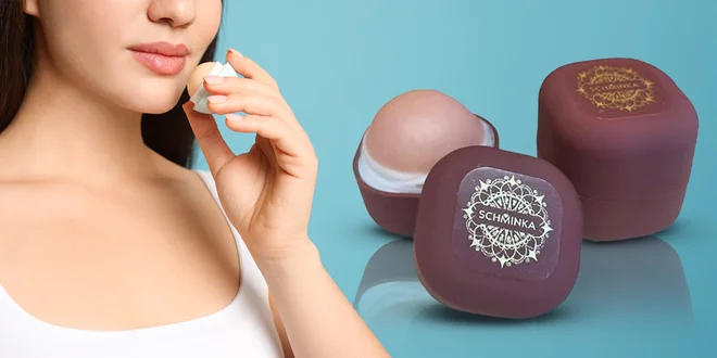 Balenia 2 ks prírodných vegan balzamov na pery rôznych vôní