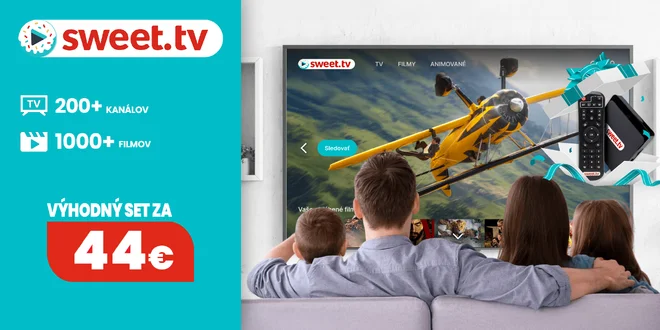 Set-top box spolu s 3-mesačným predplatným od Sweet.tv
