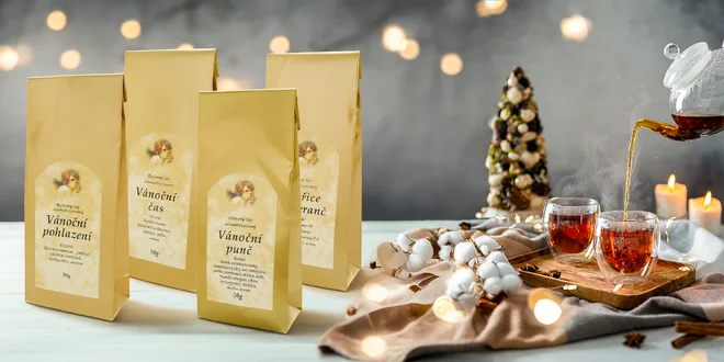Vianočné sypané čaje aj vo výhodných 3-12 ks