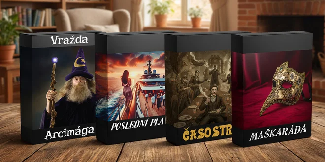 Hry Murder Mystery: dedukce, komunikace a hraní rolí