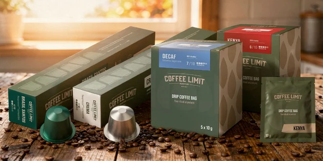 Kávové kapsle a dripy: kompatibilní s Nespresso®