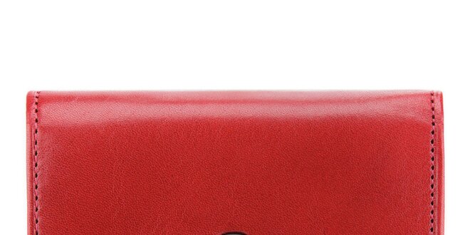Dámská červená peněženka z kůže Wittchen