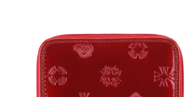 Dámská lakovaná červená peněženka Wittchen