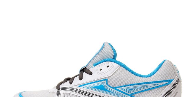 Dámské bílé běžecké boty Reebok se světle modrými prvky