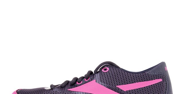 Dámské šedo-růžové bežecké boty Reebok s technologií RealFlex