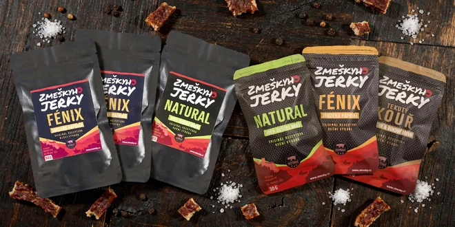 Voucher do českého e-shopu s jerky, 200–⁠⁠⁠⁠⁠⁠1500 Kč