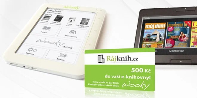 WOOKY tablet a eWooky čtečka včetně dopravy
