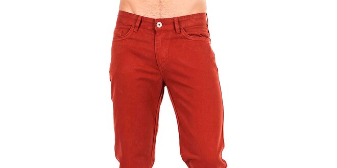 Pánské červené kalhoty Galvanni