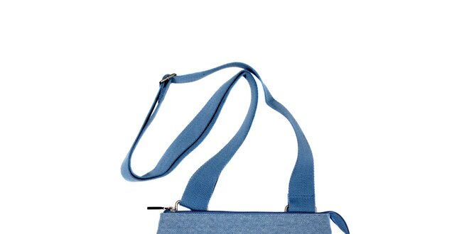 Textilní taška přes rameno značky Café Noir v modré barvě
