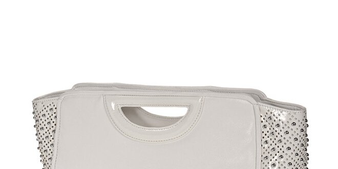 Dámská bílá kabelka s cvočky Versace Jeans