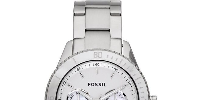 Dámské stříbrné hodinky Fossil