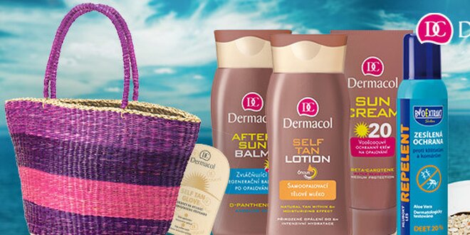 Opalovací kosmetika Dermacol s plážovou taškou