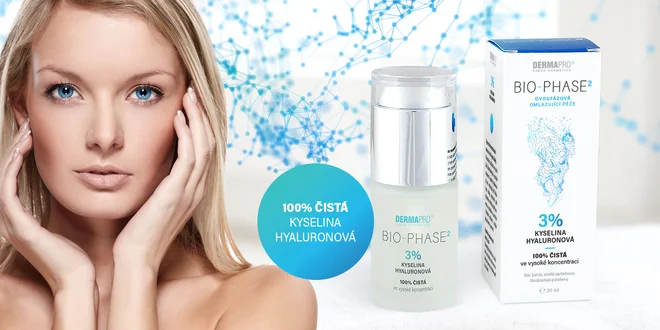 Kyselina hyaluronová v nejvyšší koncentraci 3 %