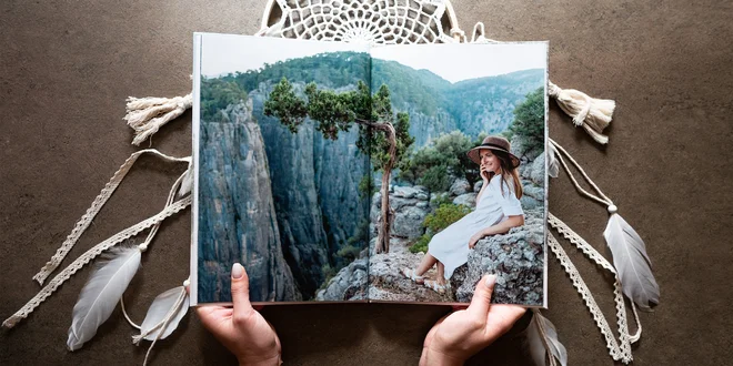 A4 fotoknihy s 24–120 stranami a pevnou väzbou