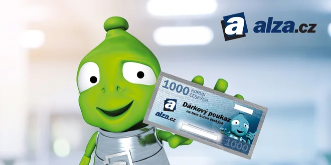 Dárkový poukaz na Alza.cz v hodnotě 1000 až 5000 Kč