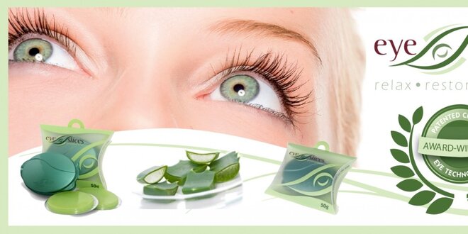 Osvěžte své oči s kryogelovými polštářky eyeSlices® Professional a Biotanix