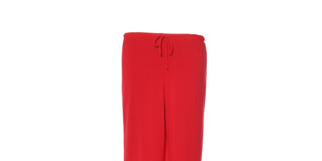 Dámské rudě červené kalhoty značky DKNY