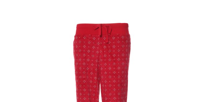 Dámské pyžamové kalhoty značky DKNY v růžové barvě