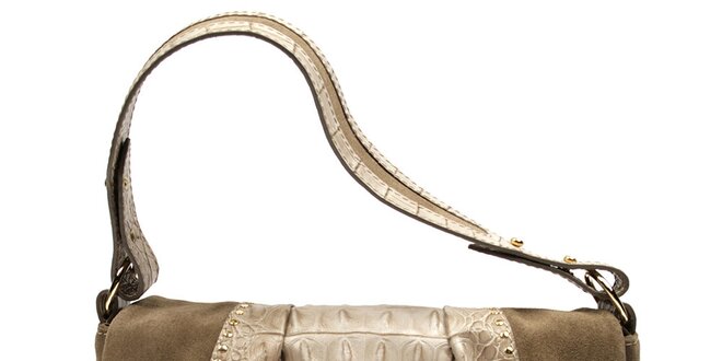 Dámská kožená kabelka s vnější zipovou kapsičkou Acosta