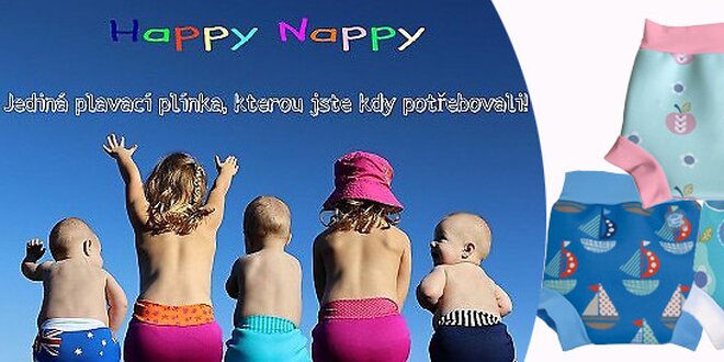 Populární funkční plavečky Happy Nappy NOVÉ MODELY 2014