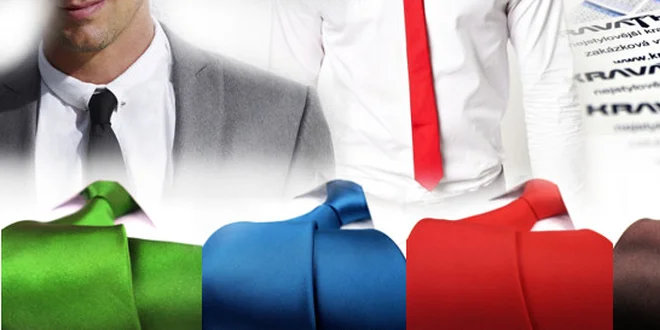 Stylová SLIM kravata včetně poštovného