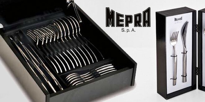 Designový set 24 příborů značky Mepra