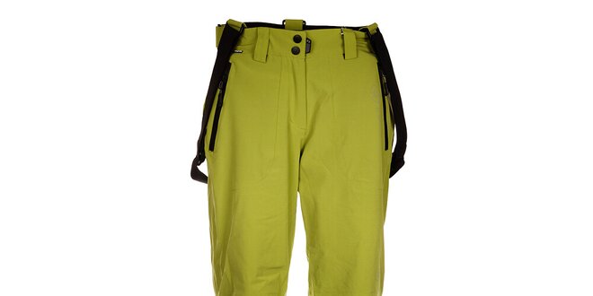 Dámské světle zelené lyžařské kalhoty Trimm