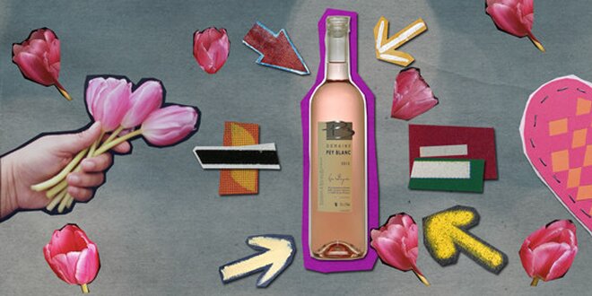 Luxusní francouzské víno z Provence nejen pro zamilované.