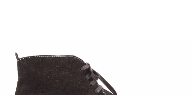 Dámské černé semišové boty Toscania