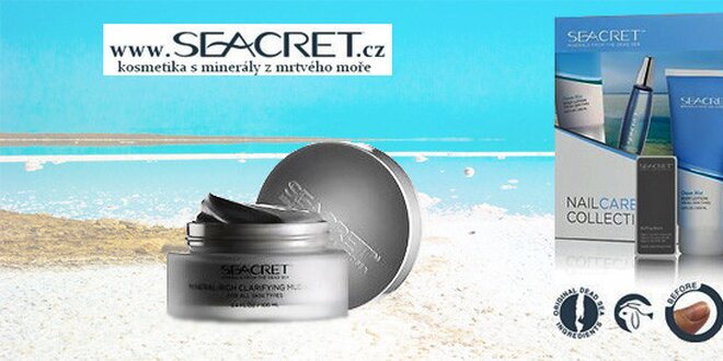 Kosmetika Seacret z Mrtvého moře