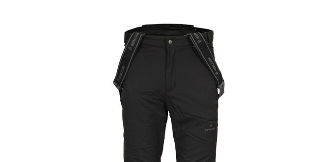 Pánské černé lyžařské kalhoty se šlemi Bergson