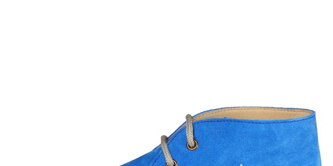 Dámské modré šněrovací boty U.S. Polo