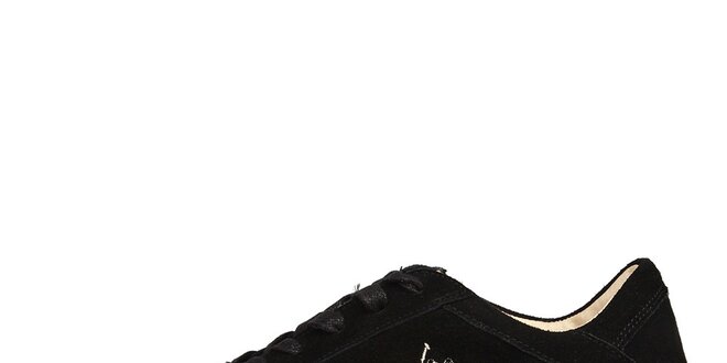 Pánské černé semišové šněrovací boty U.S. Polo
